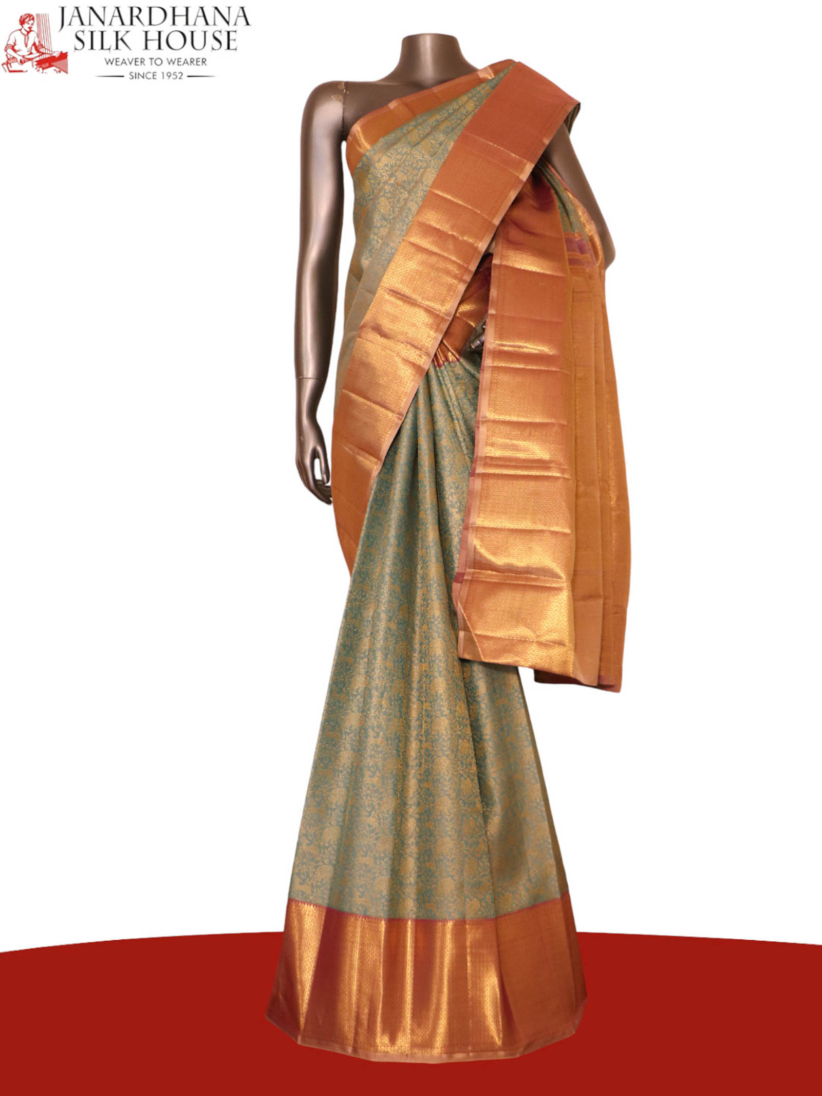 blue kanjeevaram kanjeevaram saree online AK202425